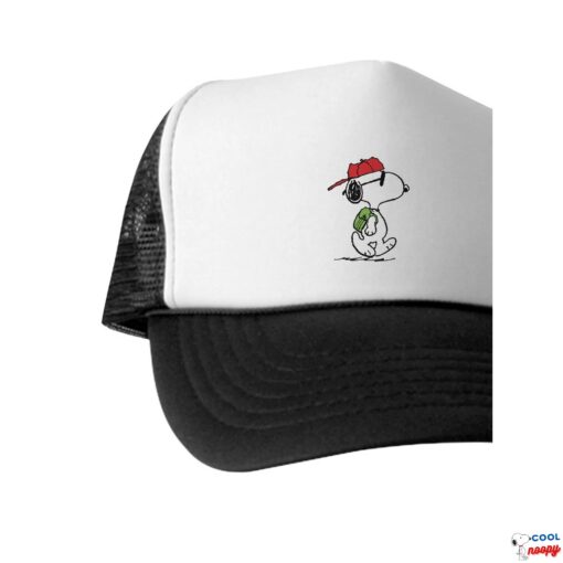 CafePress - SNOOPY Joe Cool - Unique Trucker Hat, Classic Baseball Hat