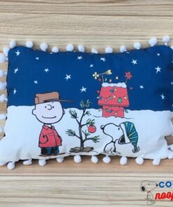 Charlie Brown Christmas- Handmade Classic Cartoon Art Pillow (with Fluffy Stuffing) Snoopy