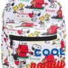 FINEX Snoopy All Over Print Small Nylon Bag Multipurpose Causal Daypack for Travel Trip Shopping Tablet iPad Mini up to 8 inches