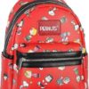 INTIMO Peanuts Snoopy Charlie Brown Linus Lucy Sally Marcie Toss Print Mini Backpack