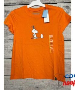 NWT Ladies Halloween Peanuts Snoopy Ghost T-Shirt - Small