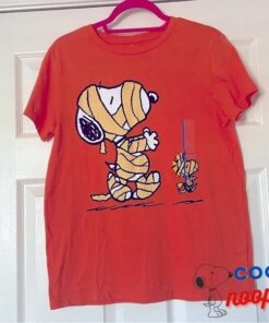 NWT Peanuts Snoopy Woodstock Halloween Tee T Shirt Top