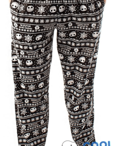 Nightmare Before Christmas Lounge pants Jack Skellington Mens Pyjama Bottoms