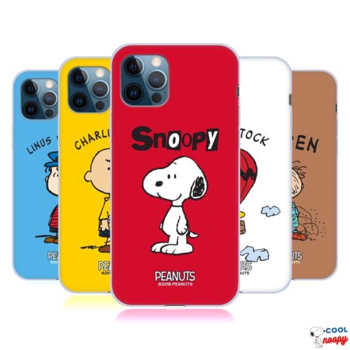 OFFICIAL PEANUTS CHARACTERS SOFT GEL CASE FOR APPLE iPHONE PHONES