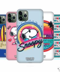 OFFICIAL PEANUTS SNOOPY BOARDWALK AIRBRUSH SOFT GEL CASE FOR APPLE iPHONE PHONES