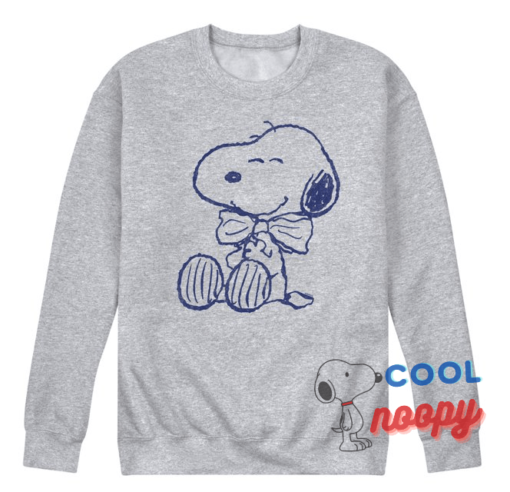 Peanuts - Best of Snoopy And Woodstock - Men's Fleece Crewneck Pullover Sweatshirts