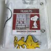 Peanuts Charlie Brown Snoopy & The Gang Woodstock Plastic Shower Curtain NEW