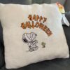 Peanuts Snoopy Happy Halloween Mummy Fleece Pillow NEW WITH TAGS