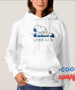 Peanuts Snoopy & Woodstock Lake Life Hoodie