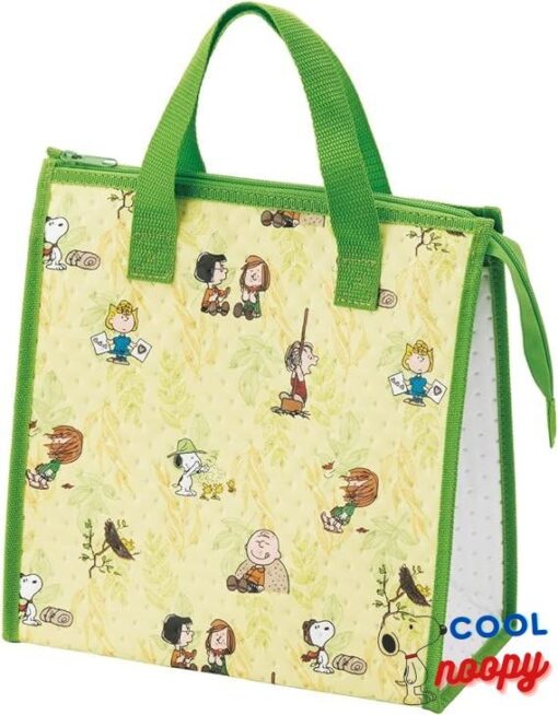 Skater FBC1-A Lunch Bag, Non-Woven Cooler Bag, Snoopy Love Nature