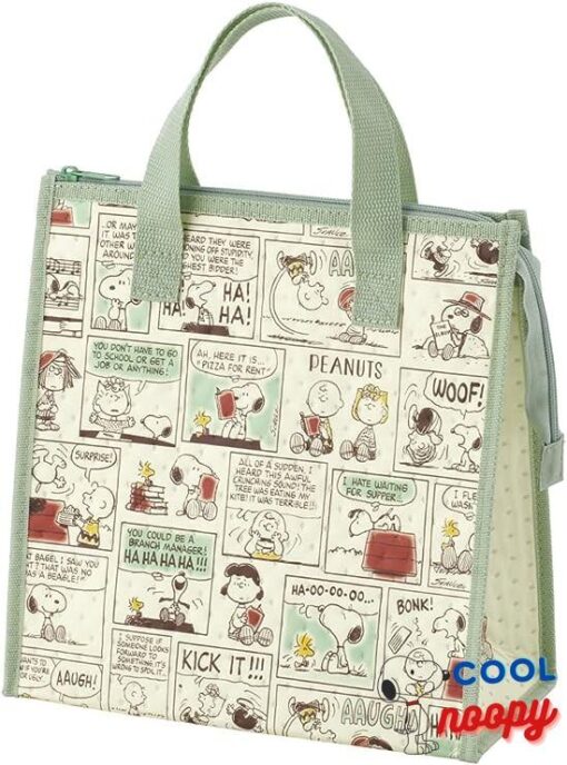 Skater FBC1-A Lunch Bag, Non-Woven Cooler Bag, Snoopy Peanuts Comic