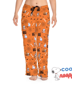 Snoopy Christmas Pajamas, Cute Halloween Women's Pyjamas Pants, Vintage Halloween Ghost Pajamas, Snoopy pajamas, Cute dog pajamas