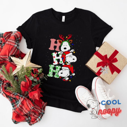 Snoopy Ho Ho Ho Shirt, Snoopy Lovers T-Shirt, Christmas Shirt, Santa Shirt, Cute Ho Ho Ho Shirt, Merry Christmas Gift Shirt,Funny Snoopy Tee