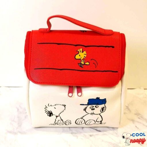 Snoopy Limited Bag Vanity Pouch Accessory Case Lunch JPN Original New Snoopy Cha