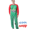 Snoopy Mens' Christmas Holiday Season Sing Along Sleep Pajama Set
