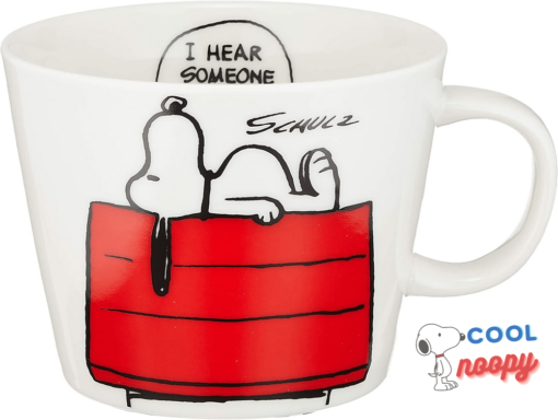 Snoopy Peanuts Large Size Mug Snoopy’s House STB-1207,300 Milliliters