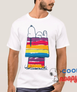 Snoopy Rainbow Dog House T-Shirt