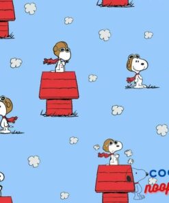 Snoopy Red Baron Toss 69758 Springs Creative 100% Cotton Fabric By The Yard