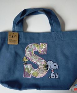 SnoopySnoopy Collaboration Initial Lunch Bag Kawaii