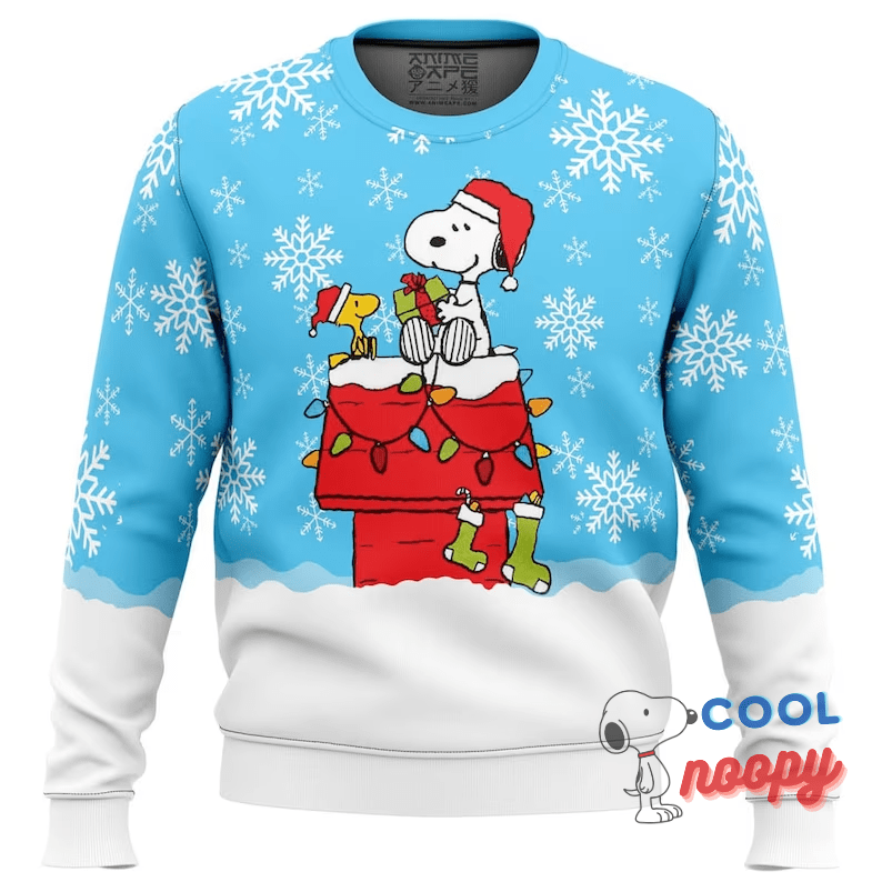 Peanuts Snoopy Mistletoe Tester Holiday Christmas Men's and Big Men's  Pullover Graphic Sweatshirt 