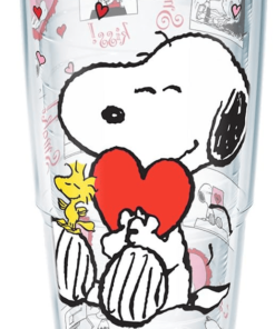 Tervis Peanuts™ - Valentine's Day Made in USA Double Walled Insulated Tumbler Cup Keeps Drinks Cold & Hot, 24oz, Clear