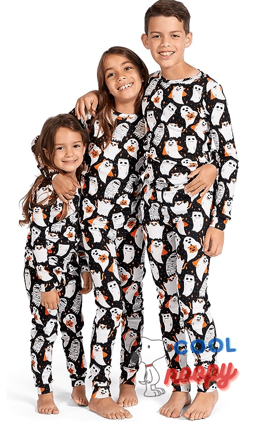 The Children's Place BabyToddler 2 Piece and Kids, Sibling Matching, Halloween Pajama Sets, Cotton
