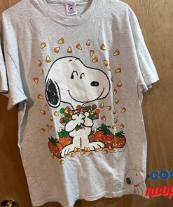 Vintage Snoopy Fall Halloween T-shirt Size Large