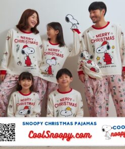 Family Snoopy Christmas Pajamas: Classic Family Holiday Sleepwear