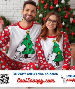 Matching Christmas Pajamas Snoopy: Festive Matching Set