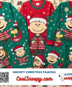 Peanuts Christmas Pajamas Family: Joyful Family Sleepwear