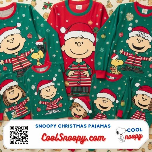 Peanuts Christmas Pajamas Family: Joyful Family Sleepwear