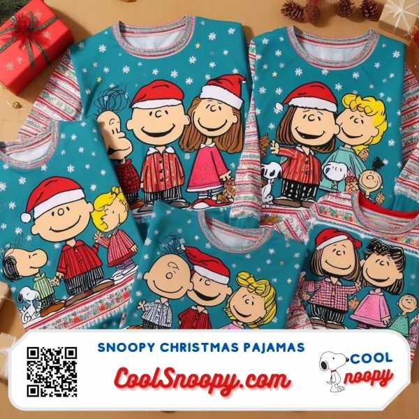 Peanuts Family Sleep Pajamas Christmas: Cozy Family Attire