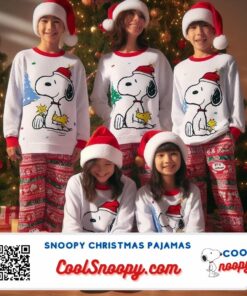 Snoopy and Woodstock Christmas Pajamas: Cozy Holiday Set