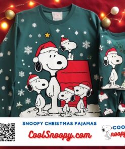 Snoopy Christmas Family Pajamas: Comfortable Holiday Sleepwear