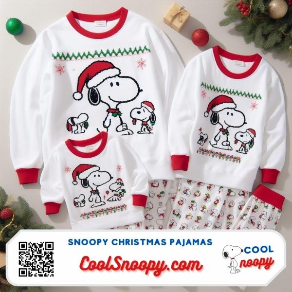Snoopy Christmas Pajamas for Family: Cheerful Family Attire