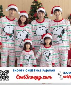 Snoopy Matching Christmas Pajamas: Joyful Matching Set