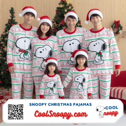 Snoopy Matching Christmas Pajamas: Joyful Matching Set