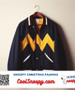Classic Charlie Brown Jacket Embrace the Iconic Zigzag Style