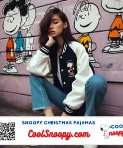Elevate Your Style with the Iconic Peanuts Varsity Jacket