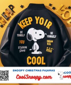 Embrace Timeless Fashion with a Snoopy Varsity Jacket