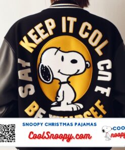 Show Your Peanuts Pride with a Snoopy Varsity Jacket
