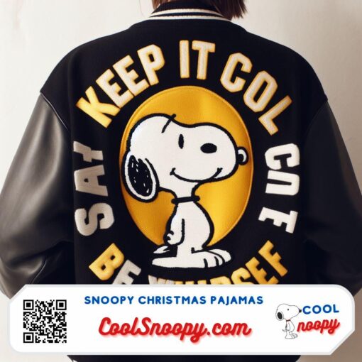 Show Your Peanuts Pride with a Snoopy Varsity Jacket