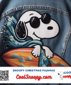Snoopy Jean Jacket Classic Denim with a Playful Twist