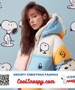 Snoopy Puffer Jacket Stay Warm in Style