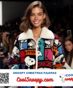 Stay Cozy in Style with Our Snoopy Fleece Jacket