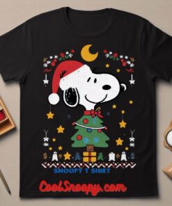 Festive Christmas Snoopy T-Shirt for Peanuts Fans