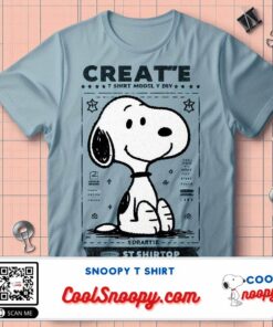 Snoopy Men's T-Shirt - Casual Comfort with Peanuts Charm