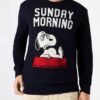 Celebrate Christmas in style with a red Snoopy sweater for women