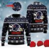 Cute Snoopy Show Football Helmet Knitted Ugly Christmas Sweater for the Bears