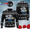 Cute Snoopy Show Football Helmet Knitted Ugly Christmas Sweater for the Panthers